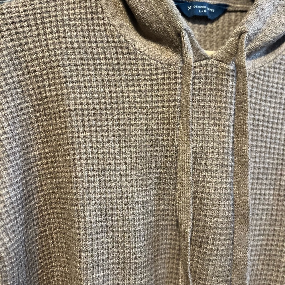 Cozy Tan Hooded Sweater - Picture 2 of 4